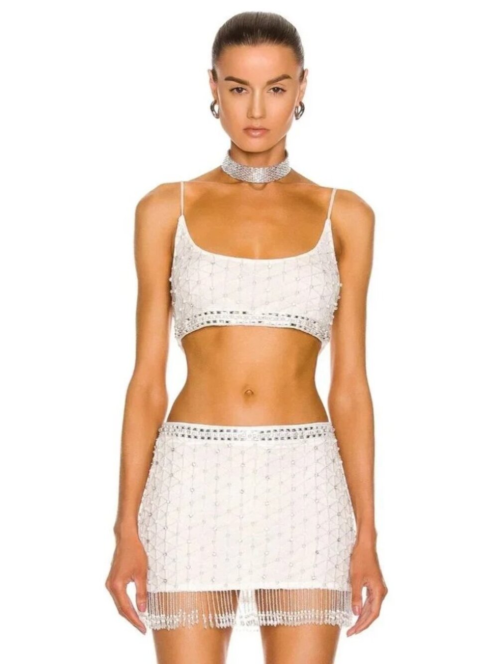 NWT Retrofete Kai Beaded Top Medium